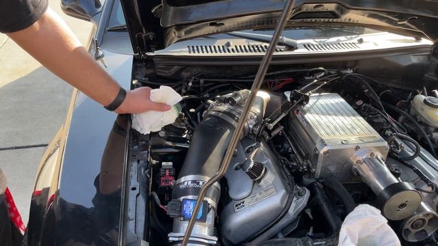 Fixing The Cobra Again // Replacing Intercooler Pump On SVT Cobra // Fixing Cobra Bumper Clips