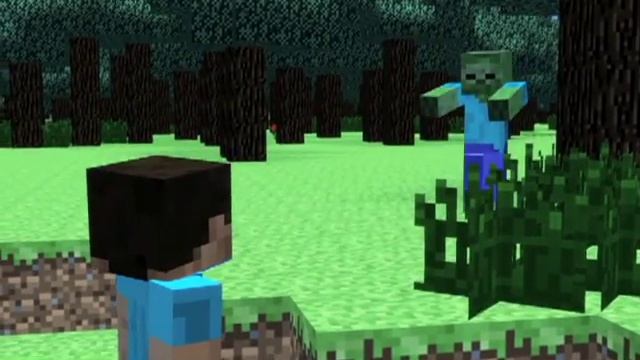 Minecraft мультик "Зараженный Лес" Часть 1 смотреть онлайн