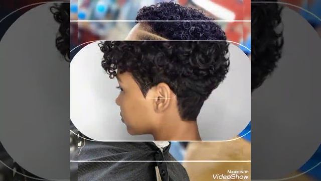 Cute & Eye catching Breathaking Natural short Black curly Haircut for ladies//Natural curls so cute смотреть онлайн