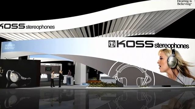 Exterior Tour of the Koss Stereophones Consumer Electronics Show Booth смотреть онлайн