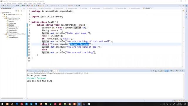 Rekaman Kuliah Online : Materi Praktikum 3 Matakuliah Object Oriented Programming (OOP) Di Unkhair смотреть онлайн