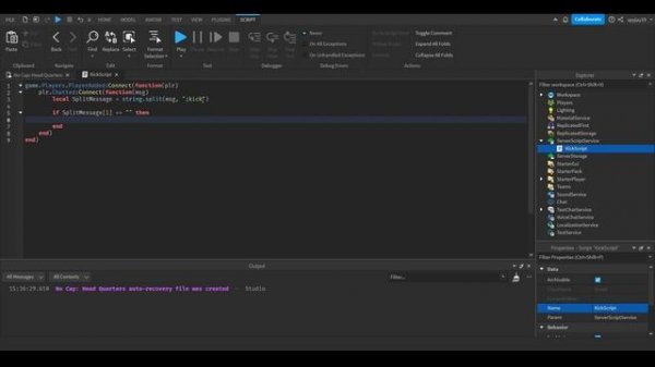 How to make a ;kick Command in Roblox! (Roblox Studio 2022 Scripting Tutorial)