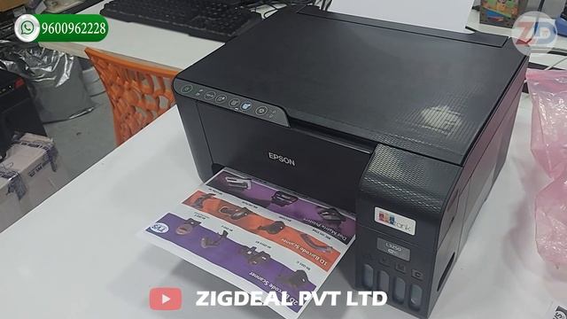 Epson EcoTank L3250 A4 Wi-Fi All-in-One Ink Tank Printer Review in Telugu (తెలుగు) | Zigdeal смотреть онлайн