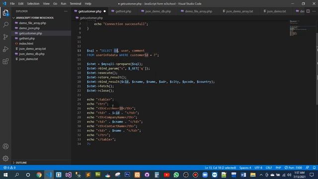 JS AJAX PHP | AJAX Database | JSON Server | JSON PHP | JSONP | jQuery Selector | HTML | CSS | DOM | смотреть онлайн