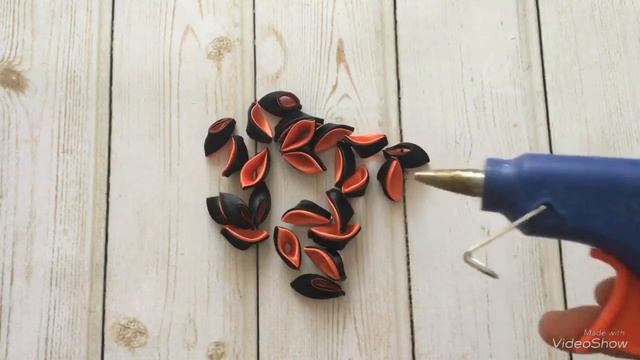 Георгиевская лента (брошь)в стиле Канзаши /St George's Ribbon (brooch) In The Style Of Kanzashi