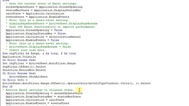 Remove filtered rows: visible/hidden using a macro смотреть онлайн