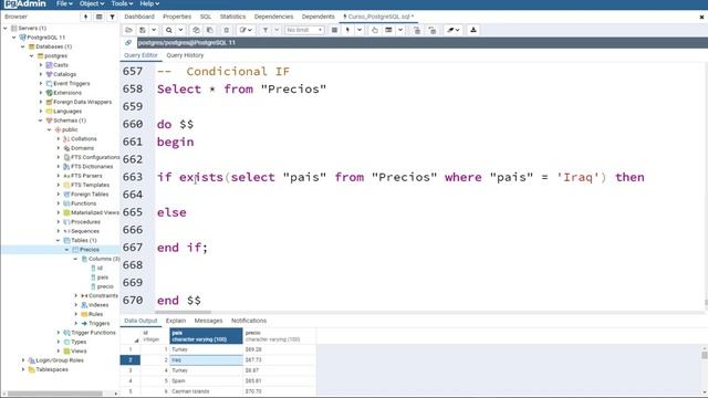 Cómo Usar el Condicional IF en PGSQL - EXISTS | Curso de PostgreSQL #62 смотреть онлайн
