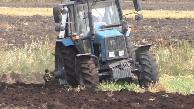 МТЗ 1221 один Беларус пашет поле ! смотреть онлайн