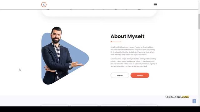 Karmen - Vue Portfolio Template nuxt js css3 смотреть онлайн