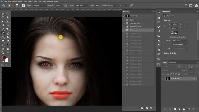 Bài 13 History Brush Tool, Art History Brush Tool | Photoshop CC 2020 Căn Bản cho người mới bắt đầu смотреть онлайн