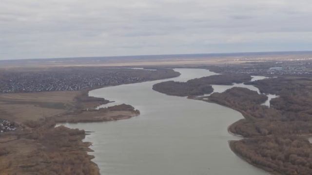 Полет вдоль водного рубежа р. Иртыш12 10 14