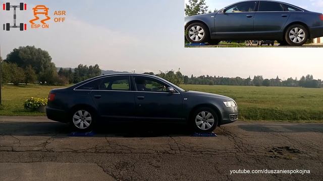 4x4 test on 3 rollers - Quattro - Audi A6 3.0 TDI смотреть онлайн
