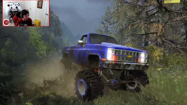 SnowRunner: 1,100 HP MONSTER CHEVY K10! Pulls Almost ANYTHING!! смотреть онлайн