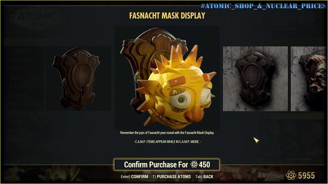 Fallout 76 - Spore Plant Bed, Vines Set and Mask Display | Atomic Shop New Stuff! смотреть онлайн