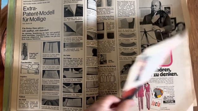 Обзор винтажного журнала Бурда моден март 1973 г. ￼ смотреть онлайн