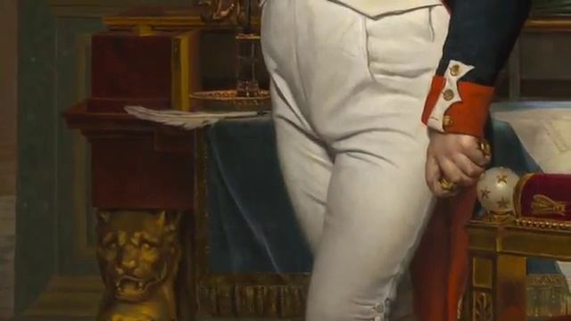 The Emperor Napoleon in His Study at the Tuileries, 1812, Jacques-Louis David смотреть онлайн