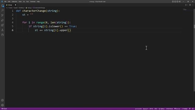 Convert Uppercase and Lowercase letters in String using Python смотреть онлайн