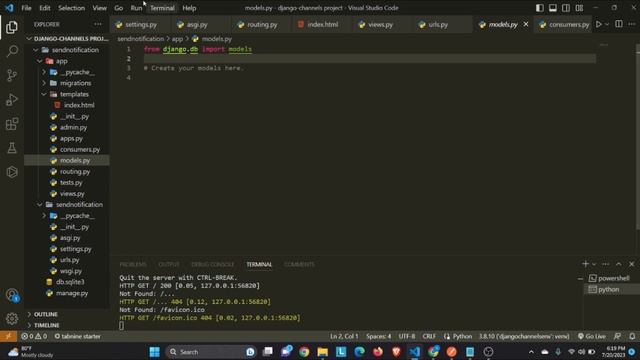 How To Implement Live Notifications In Django Channels #django #djangoproject #project
