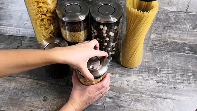 Герметичные стеклянные банки для хранения продуктов MINTY - незаменимая вещь на кухне. смотреть онлайн