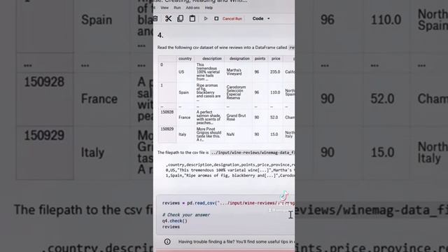 Kaggle Exercise part 2: Python Pandas Series смотреть онлайн