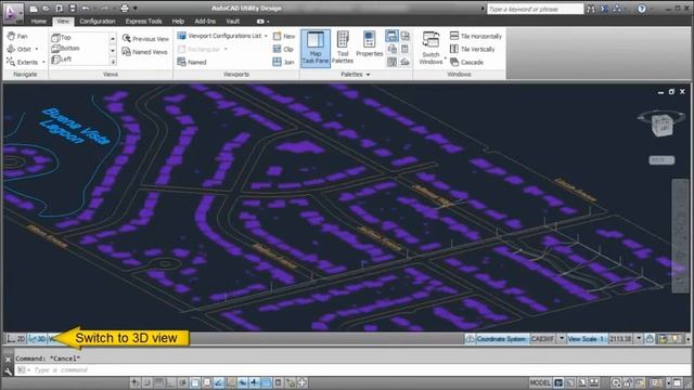 Autodesk AutoCAD Utility Design - 3d model based design video смотреть онлайн