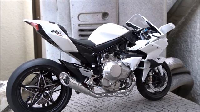 (完成#3FINAL)Kawasaki Ninja H2R 1/12 Tamiya смотреть онлайн