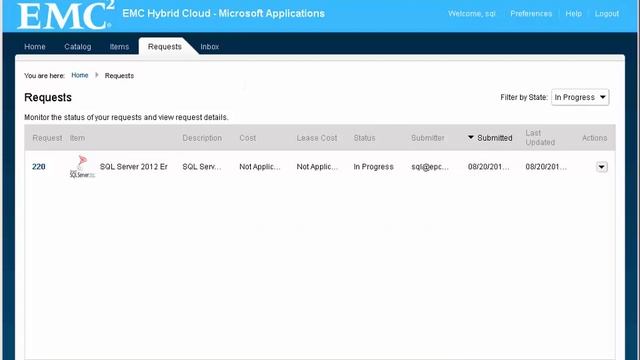 SQL Server Provisioning on EMC Hybrid Cloud 2.5 with VMware смотреть онлайн