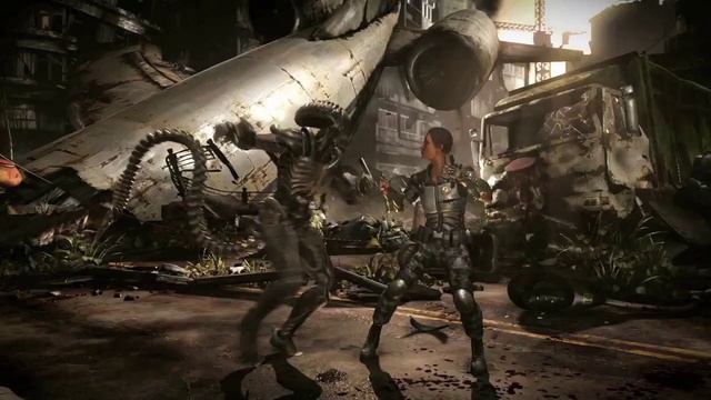 Mortal Kombat X: ALIEN Gameplay Breakdown! - (MKX KOMBAT PACK 2 DLC) смотреть онлайн