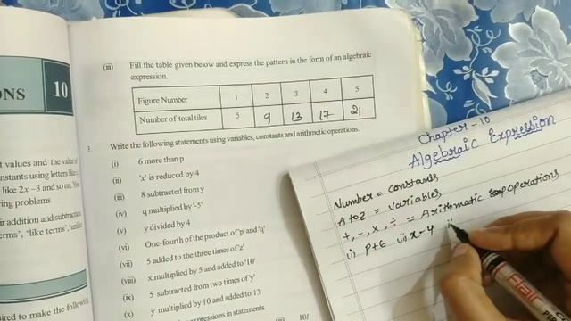 7th class maths in telugu||chapter-10 Algebraic expressions||Exercise-1 смотреть онлайн