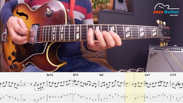 Blue Bossa - Chord Melody Theme and Easy Guitar Solo смотреть онлайн