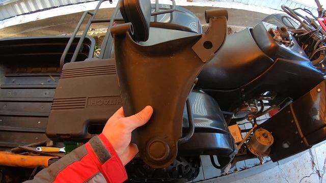 Шаровые от авто на квадроцикл. Замена рулевых наконечников. Рулевой вал из трубы и руль Protaper