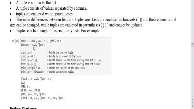 Data Types in Python Notes with Jupiter Example смотреть онлайн