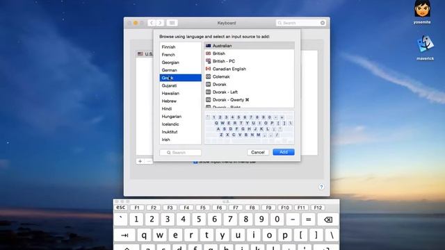How to: Setup Mac OSX Keyboard for other languages in Yosemite - for iMacBook Air an all Macs смотреть онлайн