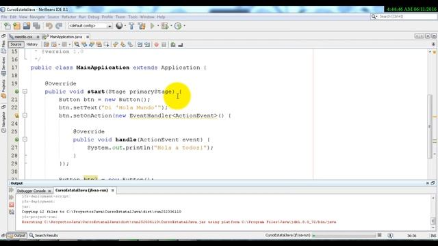 JavaFx Usando hojas de estilo en Layout смотреть онлайн