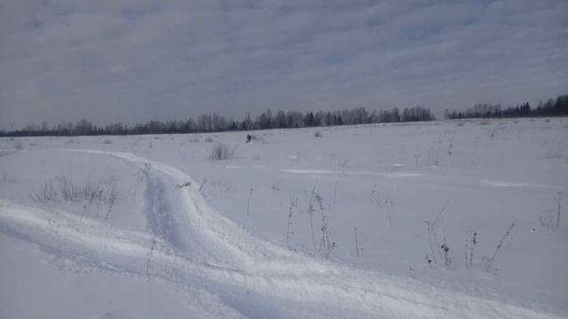Буран с двс 2109 и две лыжи по снегу смотреть онлайн