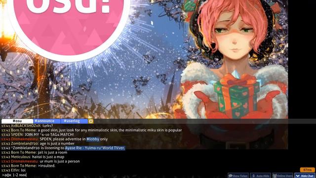 Играем в новые карты osu! смотреть онлайн