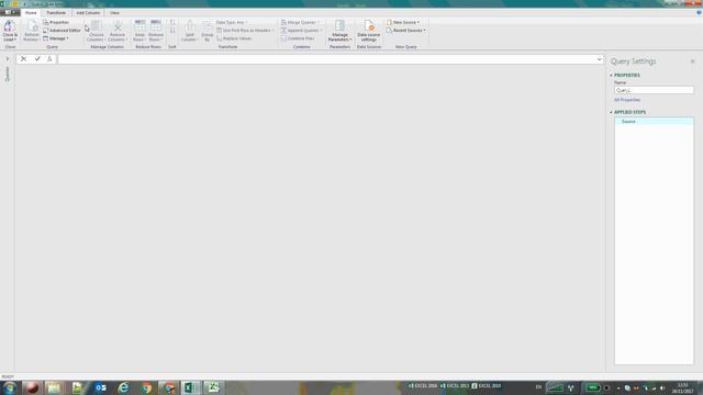 Excel Power Query - Paste Query Code смотреть онлайн