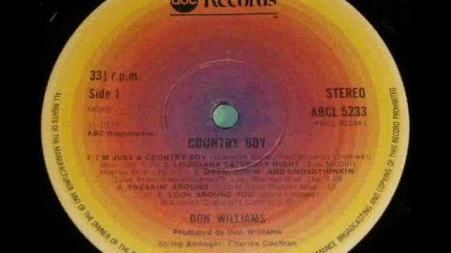 Don Williams - I Got A Winner In You - from Country Boy vinyl LP смотреть онлайн