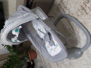 Кресло шезлонг для новорожденных электрокачели