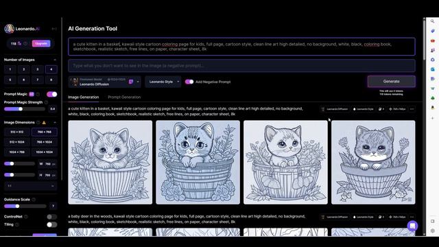 How To Make FREE Coloring Books For KDP Leonardo ai Tutorial PLUS Midjourney comparison смотреть онлайн