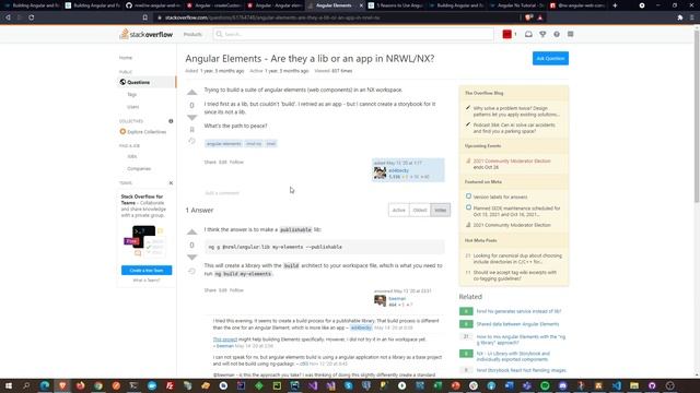 (success!) nx and custom elements for sharing component between Angular and React смотреть онлайн