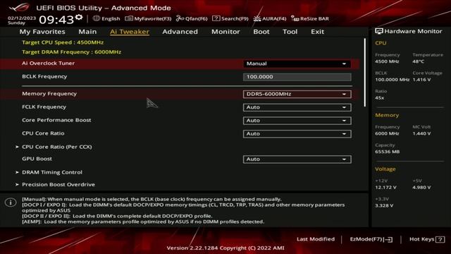 CPU overclocking on the ASUS ROG STRIX B650E F GAMING Motherboard смотреть онлайн