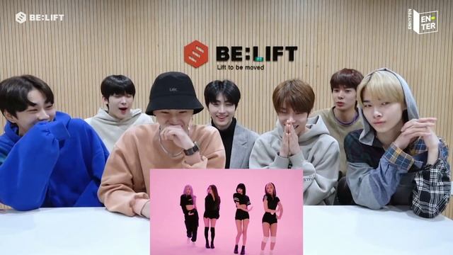ENHYPEN reaction to BLACKPINK - 'How You Like That' Dance Practice смотреть онлайн