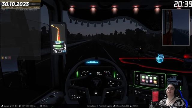 Euro Truck Simulator 2 V1.48.5.76s Multiplayer Ивент Happy Hauloween Задание Выполние! смотреть онлайн