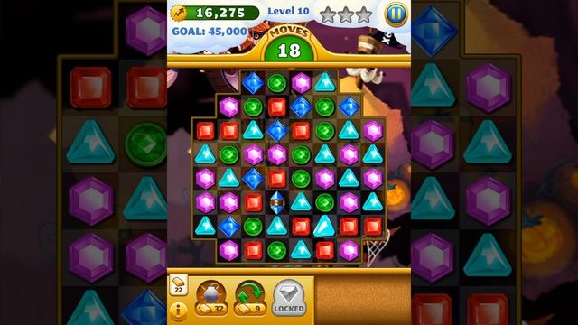 Jewel Mania: Halloween Gameplay смотреть онлайн