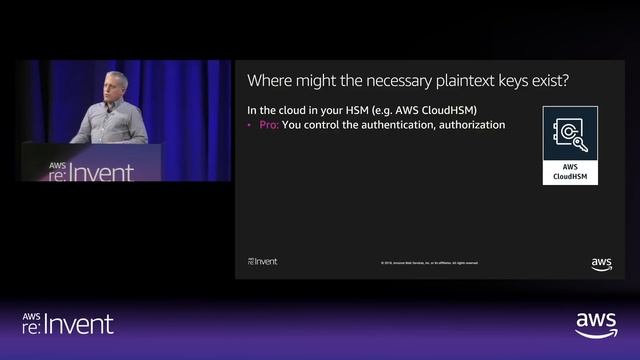 AWS re:Invent 2018: Data Protection: Encryption, Availability, Resiliency, & Durability (SEC325-R1) смотреть онлайн