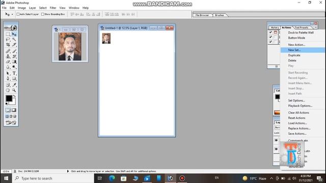 How to create action in photoshop in hindi - photoshop me action kaise banaye |techdeals смотреть онлайн