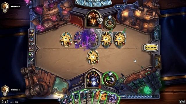 New Hearthstone Warlock Card - Defile - The Ideal Turn! смотреть онлайн