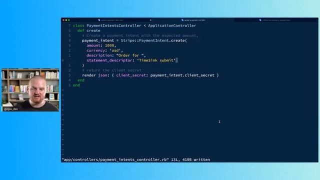 Accept a payment with Stripe, Rails, and PaymentIntents смотреть онлайн