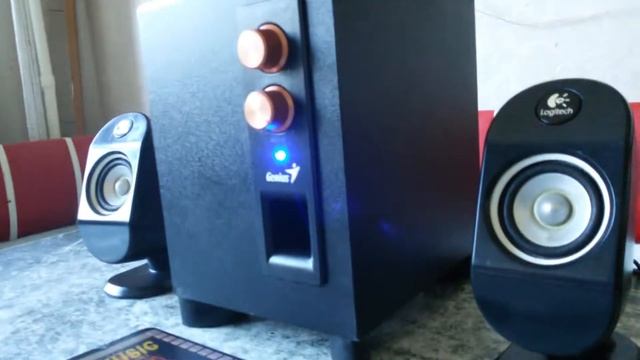 Сабвуфер с колонками Genius SW-2.1 360 смотреть онлайн